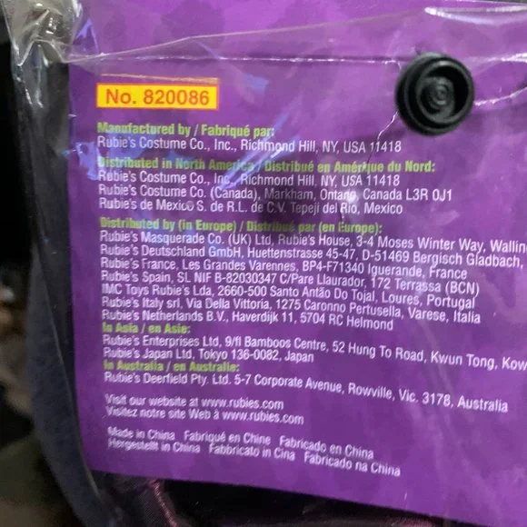 Zoolander No.2 Hansel Adult Costume Size M New Rubie's New Old Stock - Picture 5 of 8